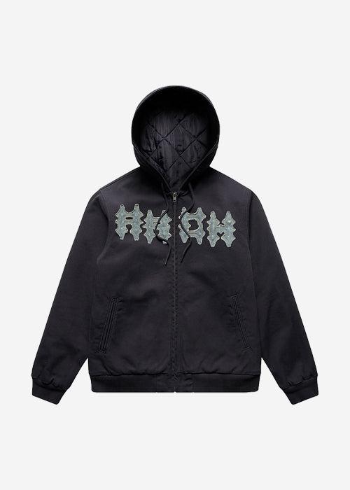 Appliqué Canvas Bomber Navy