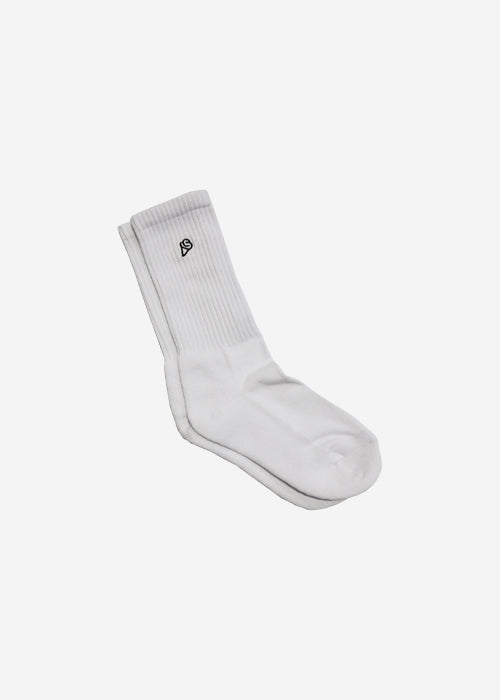 Classic Crew Socks White (2x Pairs)