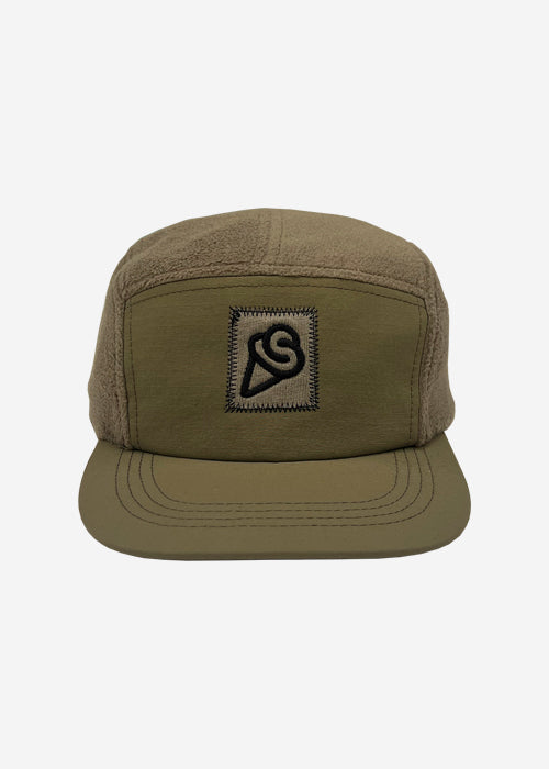 Fleece 5-panel Army Green