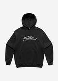 'Hermanos' Embroidered Hoodie Black