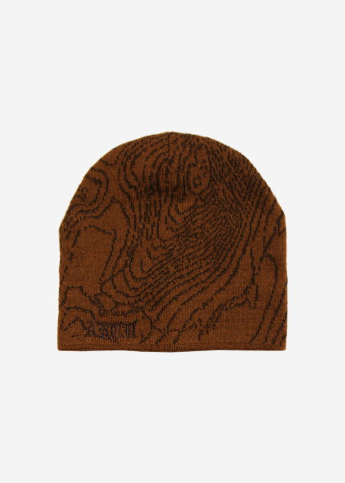 Topography Beanie Light Brown